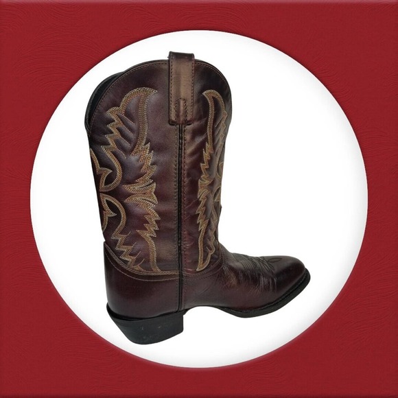 Laredo Men's Birchwood Black Cherry Boots 68458- Size 8.5 EW - Picture 11 of 16